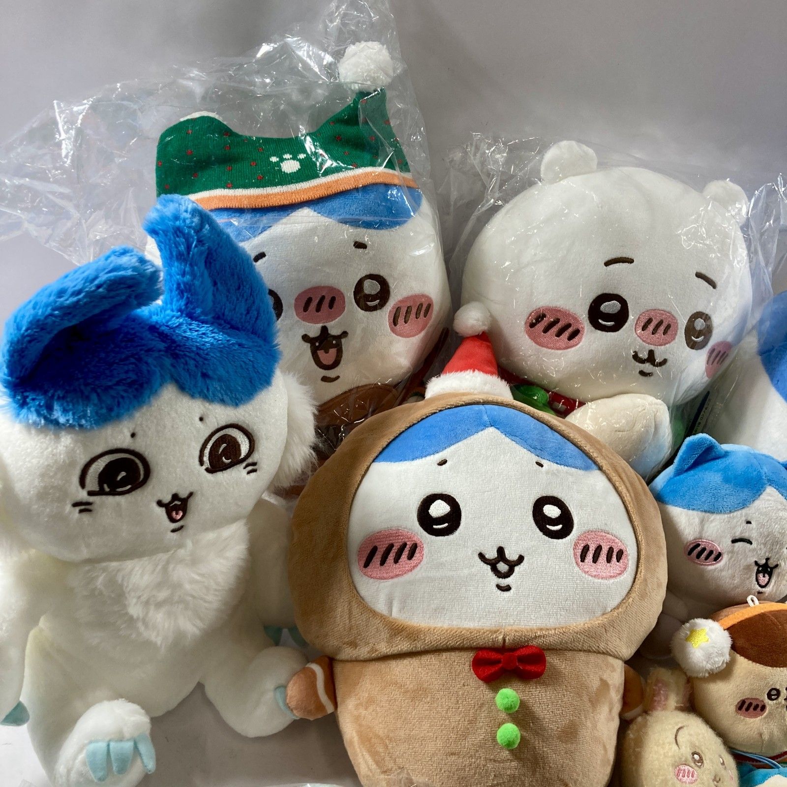 ちいかわ ぬいぐるみ マスコット 18点 まとめ ジンジャーマン うさぎ モモンガ ハチワレ 等 2.25 kg