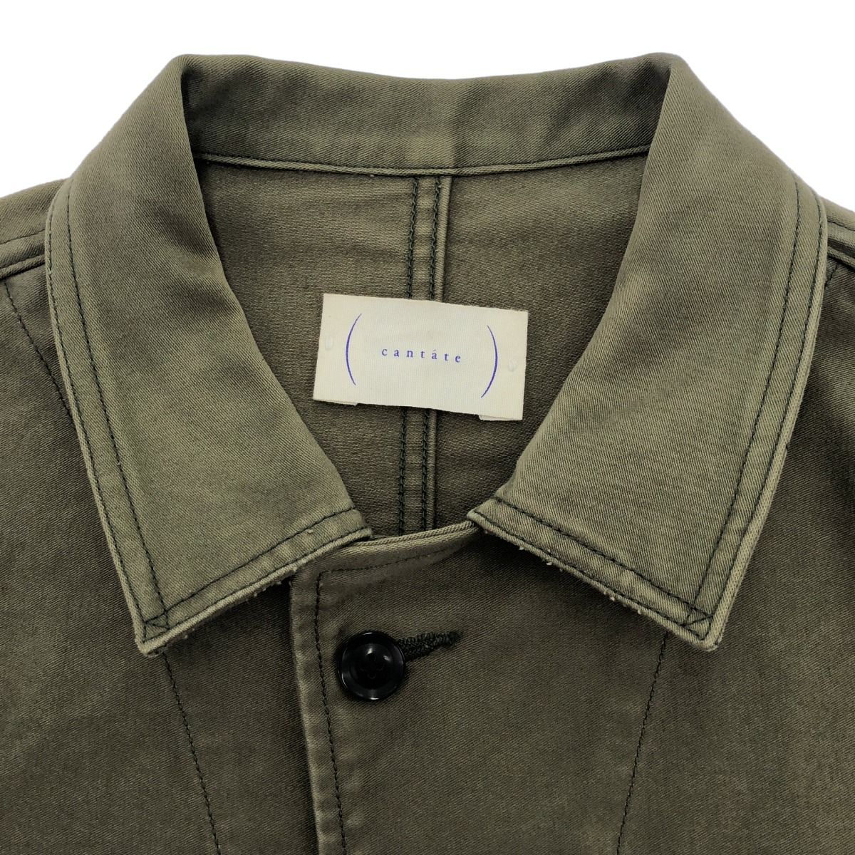 cantate カンタータ Moleskin Coverall Jacket モールスキン 