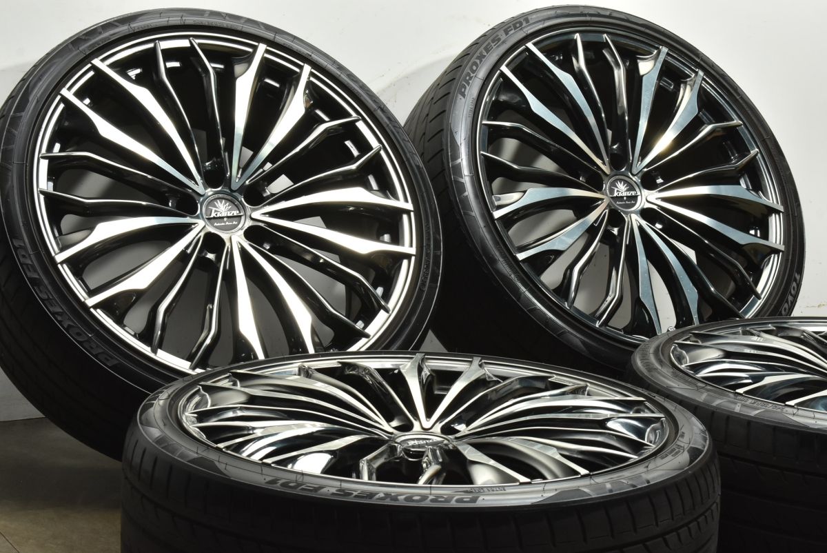 カスタム用に クレンツェ フェルゼン358 EVO 21 in 8 5 J 35 PCD 114 3 トーヨー プロクセス FD 1 245 R アルファード スカイライン