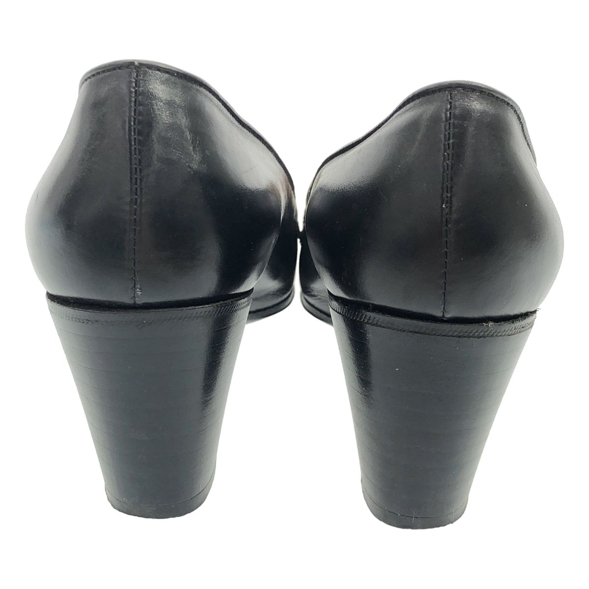 CELINE セリーヌ オールド トリオンフ レザーヒールローファー