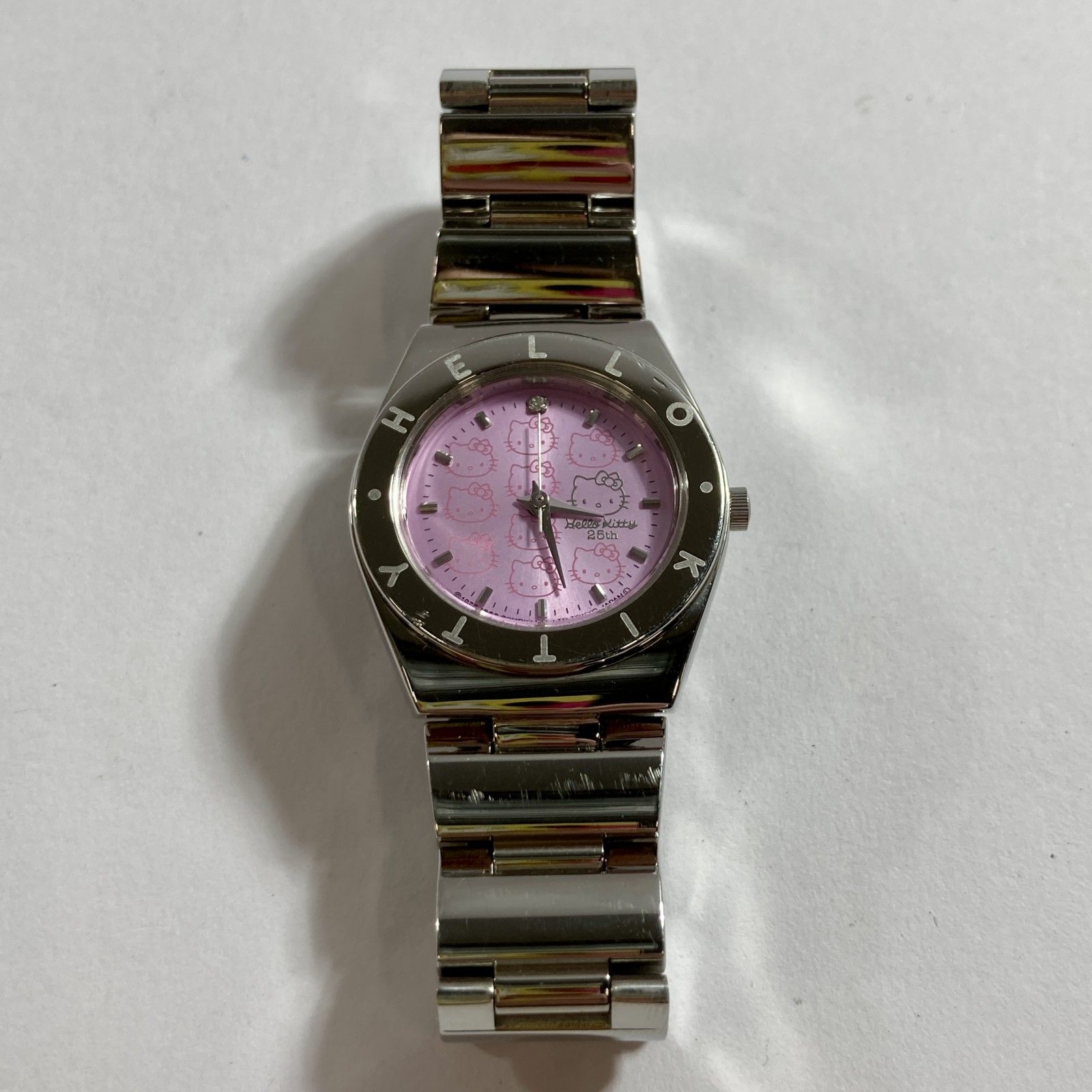 ☆ 希少 Hello Kitty ハローキティ 25周年 記念公式品 腕時計 動作品