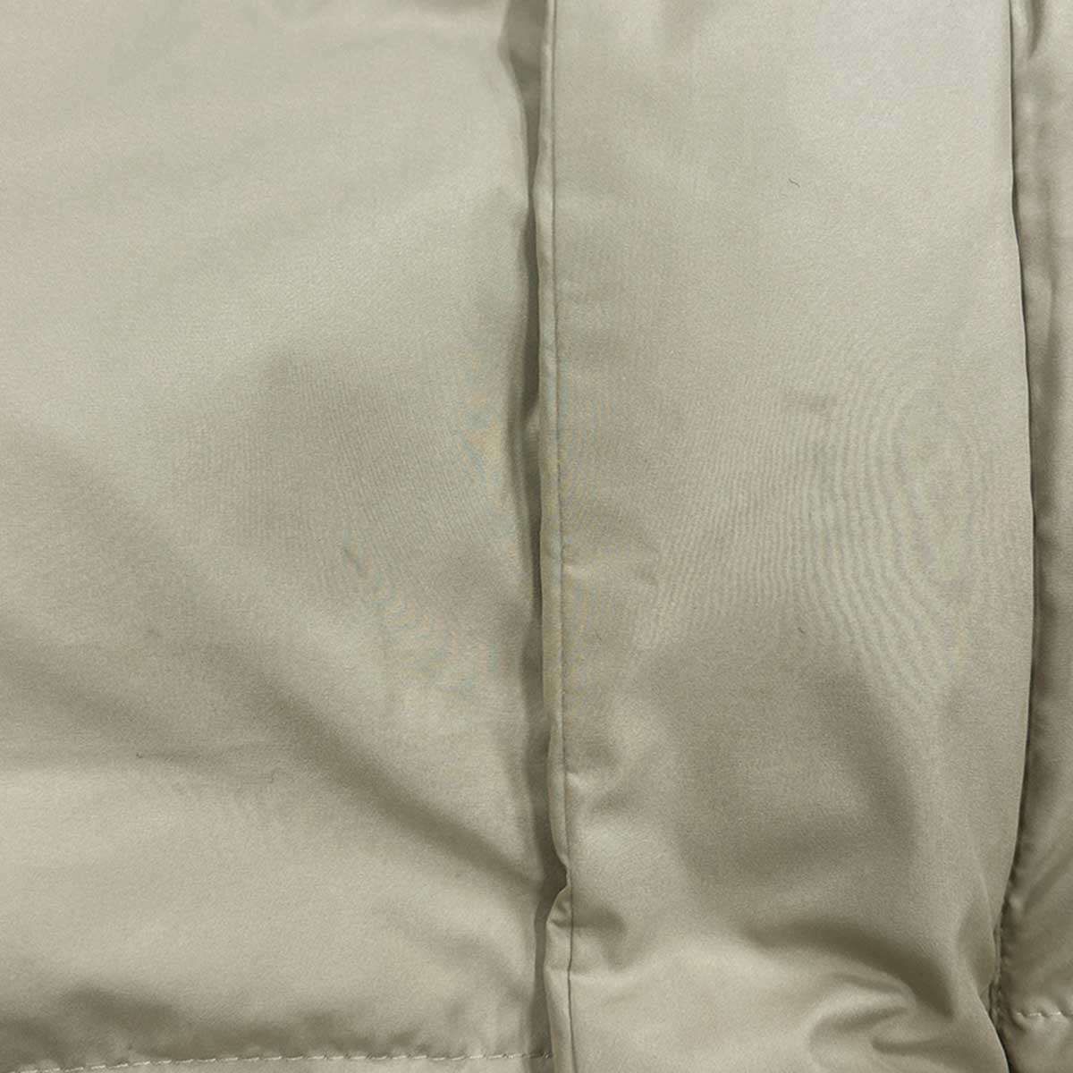 CALUX キャラクス フード付きダウンベスト CA22-DEU31 ベージュ F