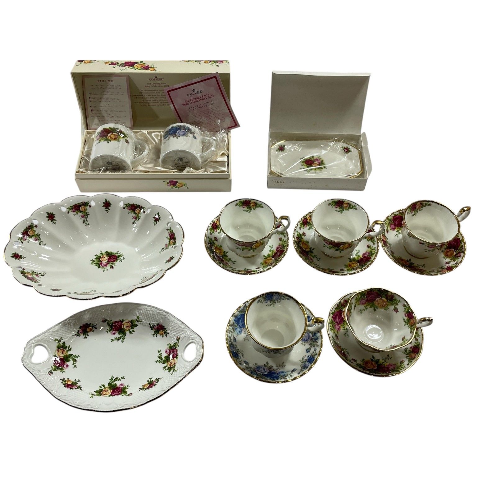 ROYAL ALBERT ロイヤルアルバート 食器 10点 まとめ商品 カントリーローズ ムーンライトローズ 3 2 kg