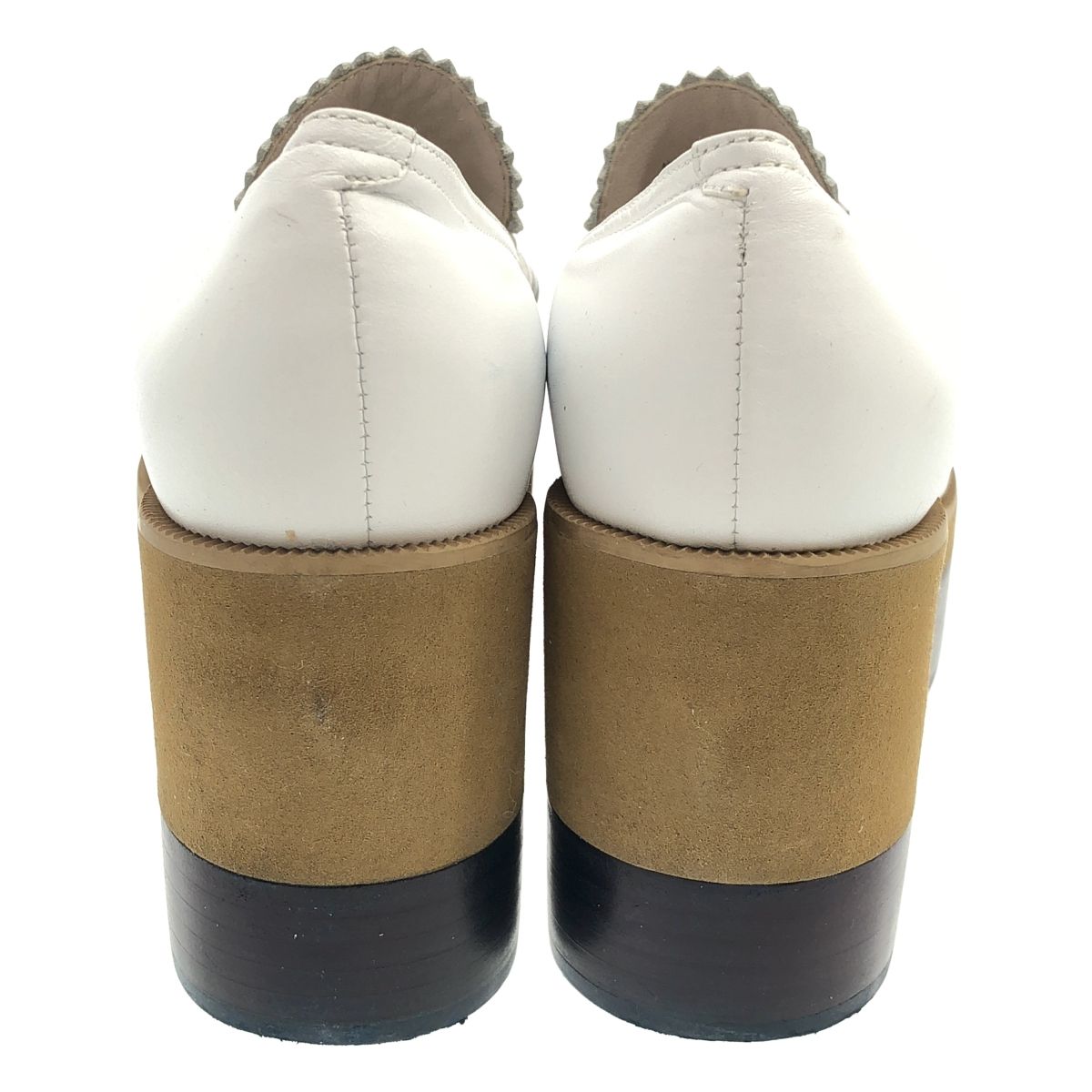 JIL SANDER NAVY ジル サンダーネイビー ウェッジソールレザー