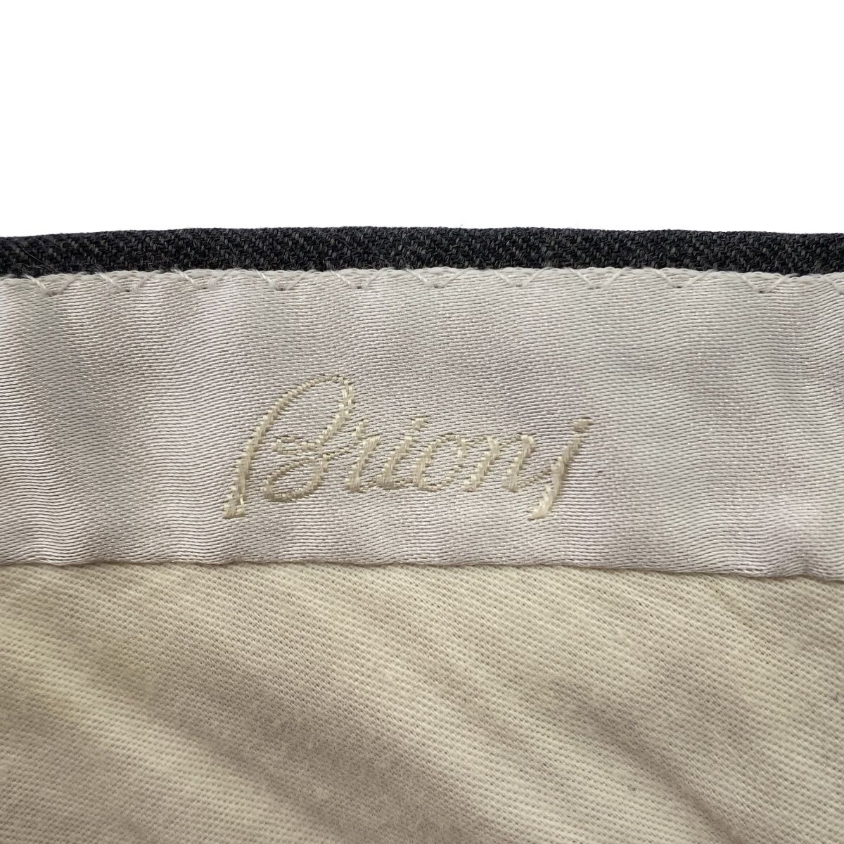 Brioni ブリオーニ CANNES ウールスラックスパンツ グレー 46 - メルカリ