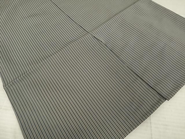  平和屋着物 男性 行灯袴 宝凰平 縞 寿峯作 反端付き 正絹 ck 袴 着物 浴衣