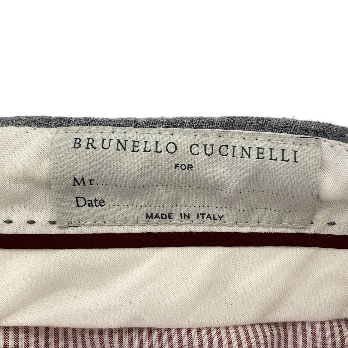 BRUNELLO CUCINELLI ブルネロクチネリ リネンイージースラックスパンツ
