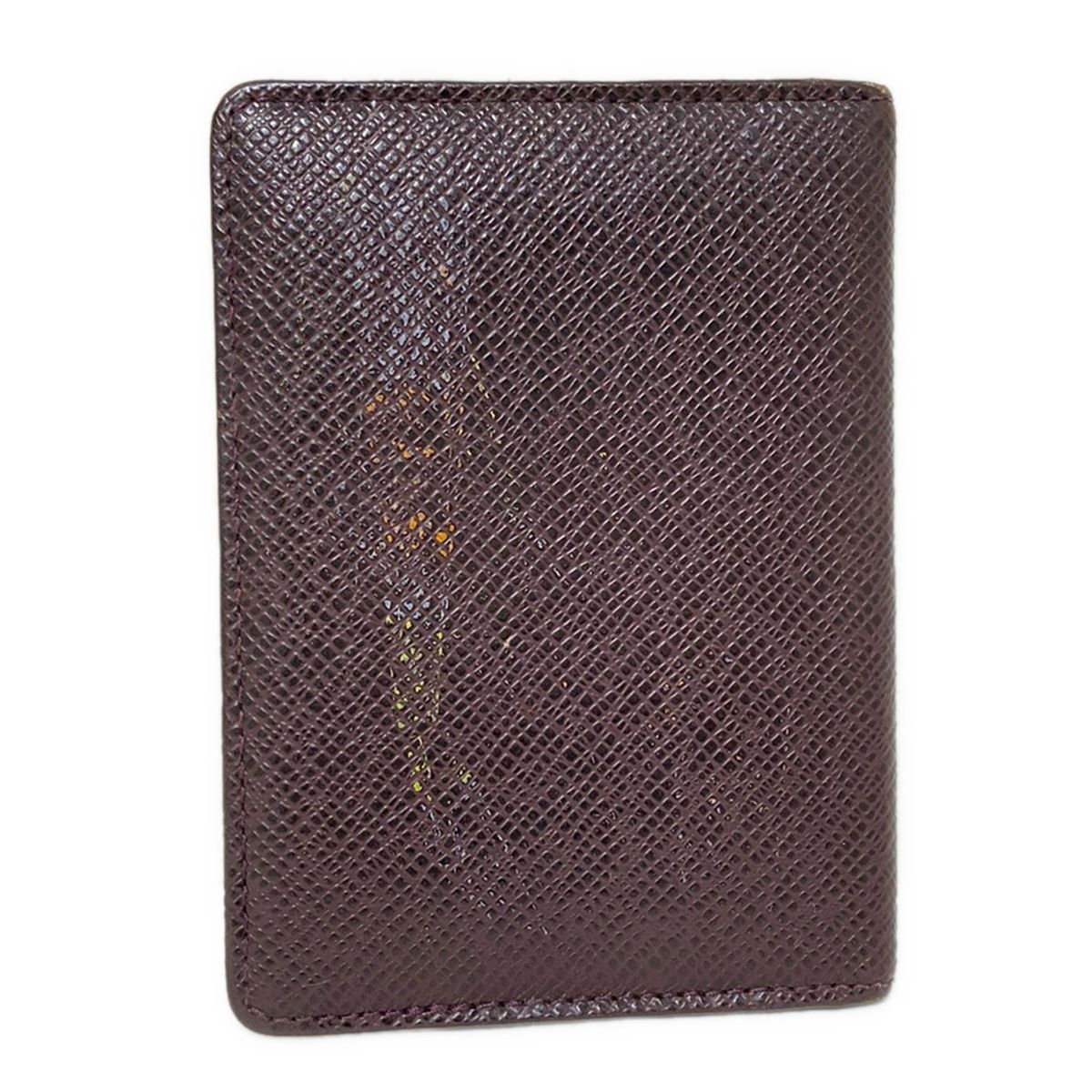 LOUIS VUITTON ルイヴィトン パスケース タイガ ポルト2カルトヴェルティカル M 30496 アカジュー レザー