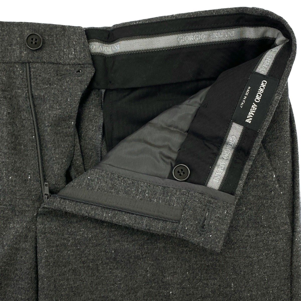 Giorgio Armani ウールギャバジンスラックス GIORGIO ARMANI ジョルジオアルマーニ ウールスラックスパンツ TSP040
