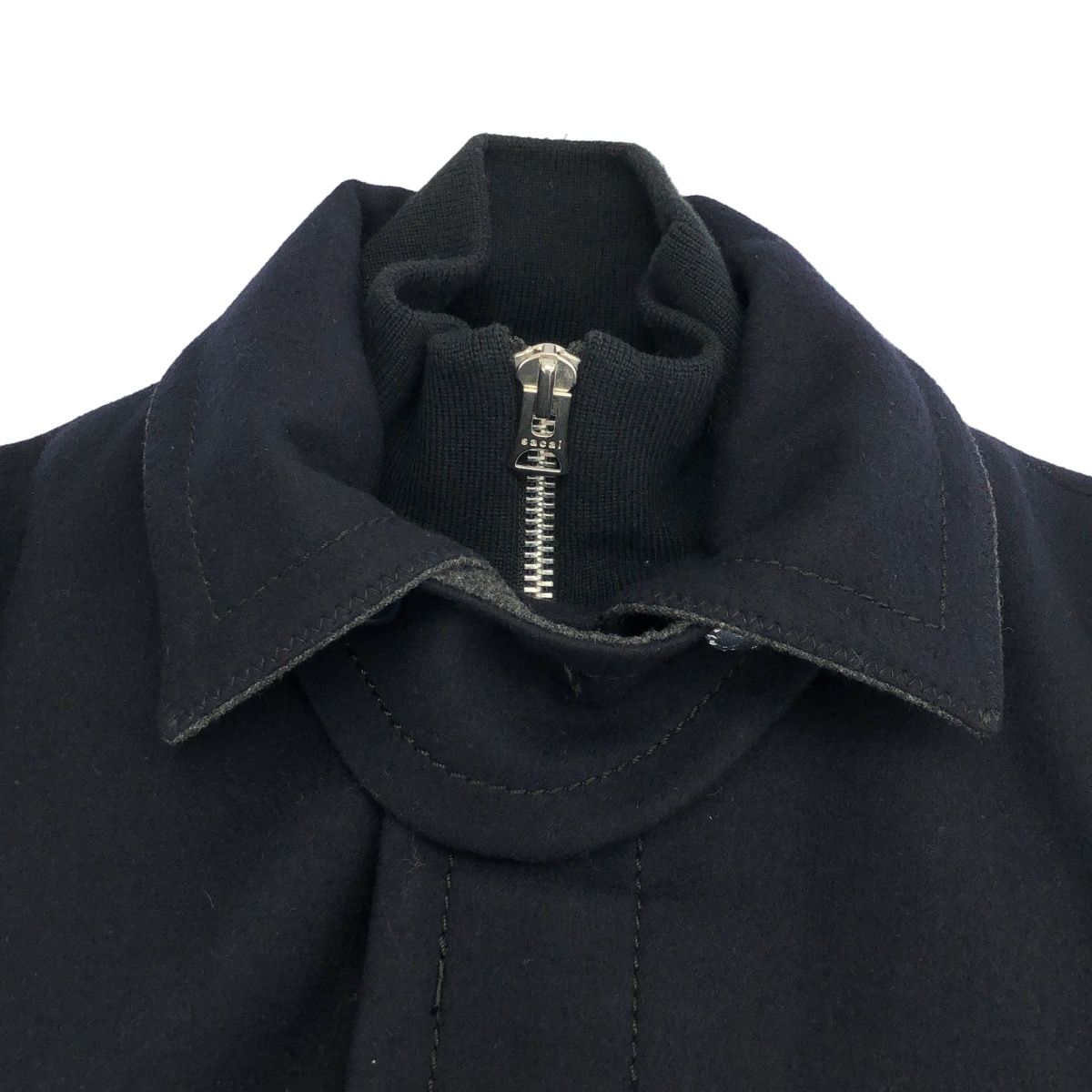 sacai サカイ 18AW ウールメルトンドッキングコート 18-01818M