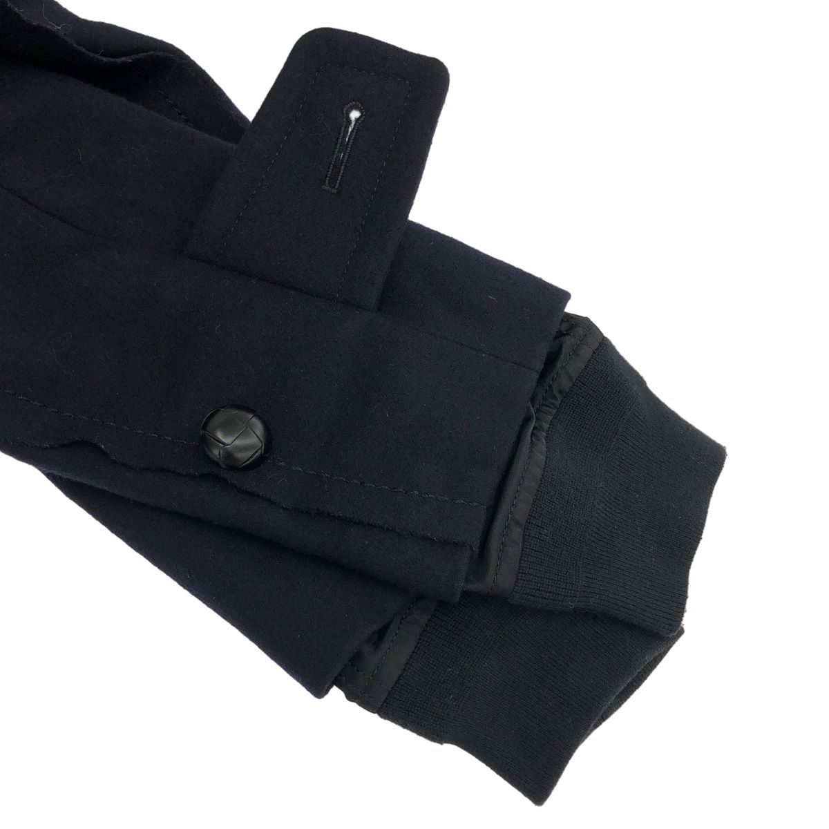 sacai サカイ 18AW ウールメルトンドッキングコート 18-01818M