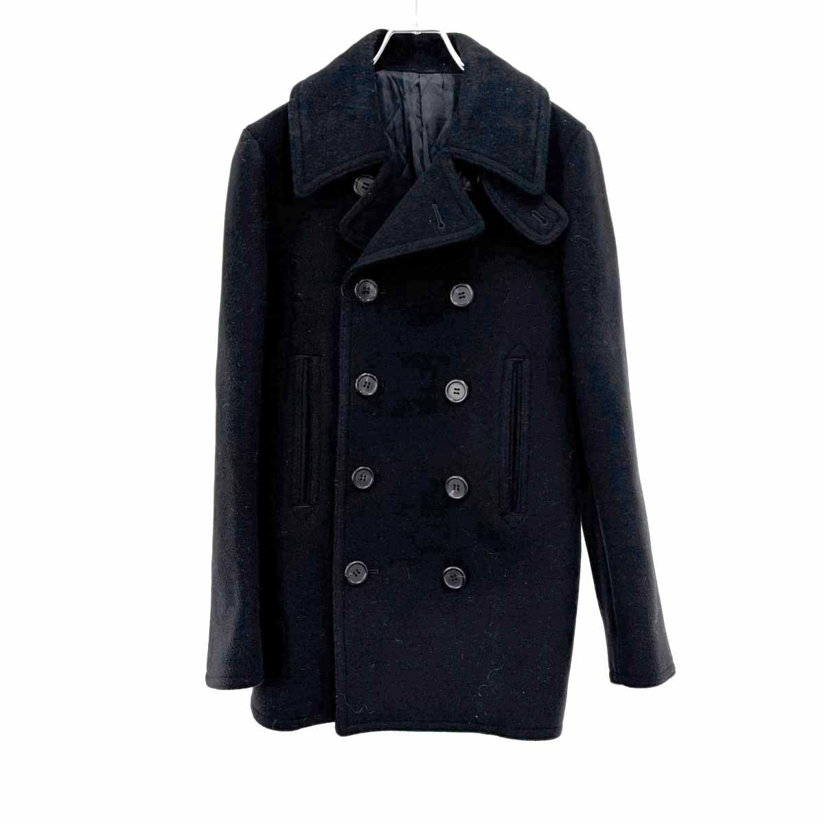 【LITHIUM HOMME】(リチウムオム) メルトンドンキーコート ネイビー LITHIUM HOMME リチウム オム HEAVY MELTON CLASSIC PEA COAT Pコート
