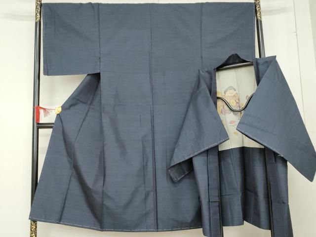 平和屋着物 男性 本場大島紬 アンサンブル 100亀甲 総詰め 正絹 cs