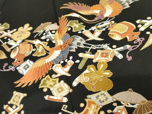 豪華黒留袖