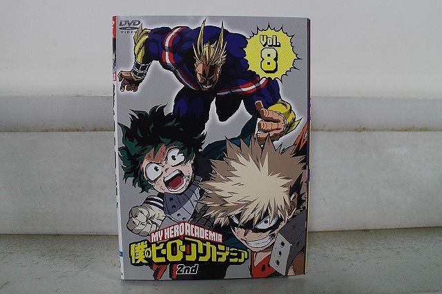 DVD 僕のヒーローアカデミア 2nd 全8巻 ※ケース無し発送 レンタル落ち