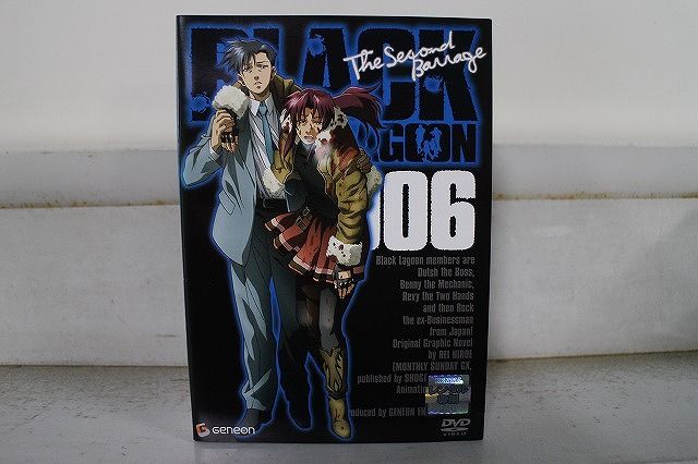 DVD BLACK LAGOON ブラックラグーン The Second Barrage 全6巻 ※ケース