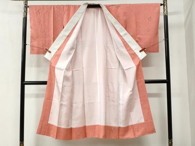  平和屋着物 長襦袢 無双仕立て 舞蝶文 金彩 正絹 yc 長襦袢 長襦袢 半襦袢