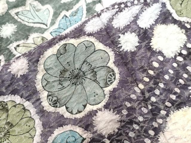 暈し染め 銀通し地