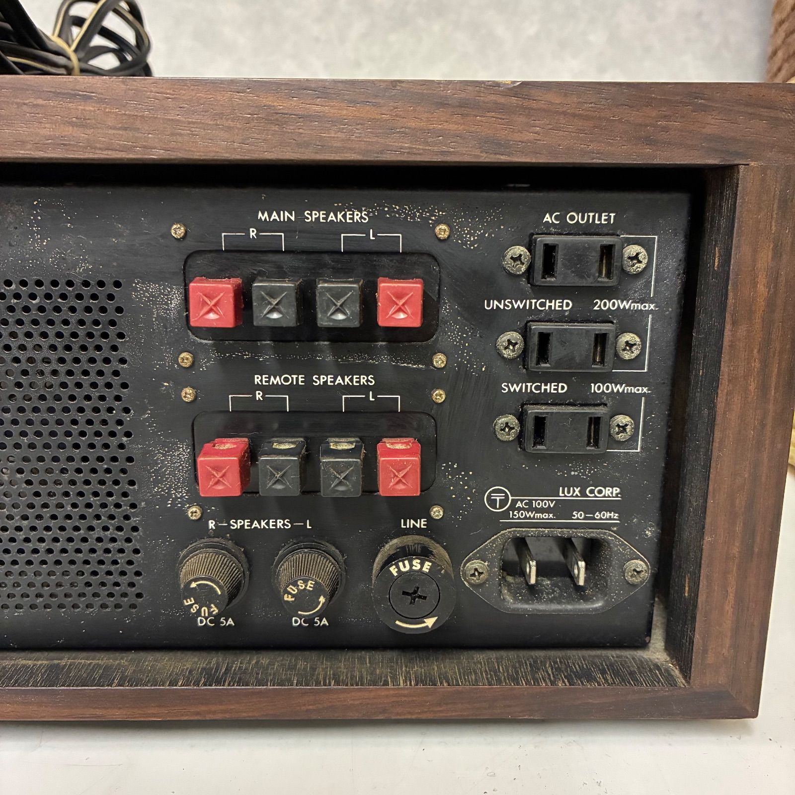 通電のみジャンク】LUXMAN プリメインアンプ L-504 - メルカリ