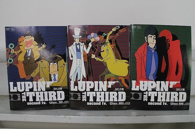 DVD ルパン三世 second tv 全26巻 ケース無し発送 レンタル落ち ZX 1640