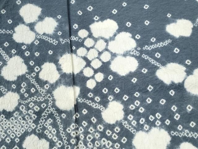  平和屋着物 訪問着 絞り 流水葡萄蔦の葉文 三越扱い 正絹 yc 訪問着 付け下げ 着物