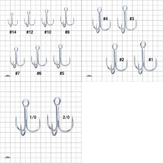 がまかつ トレブル RB MH 徳用 ハイパーシールド 5袋 6