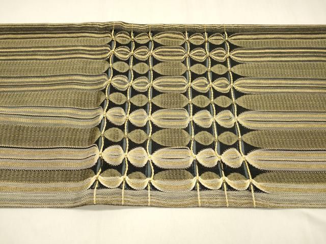 平和屋着物○ひなや工房 くむ・あむ・おる 伊豆蔵明彦 唐組 太鼓柄袋帯