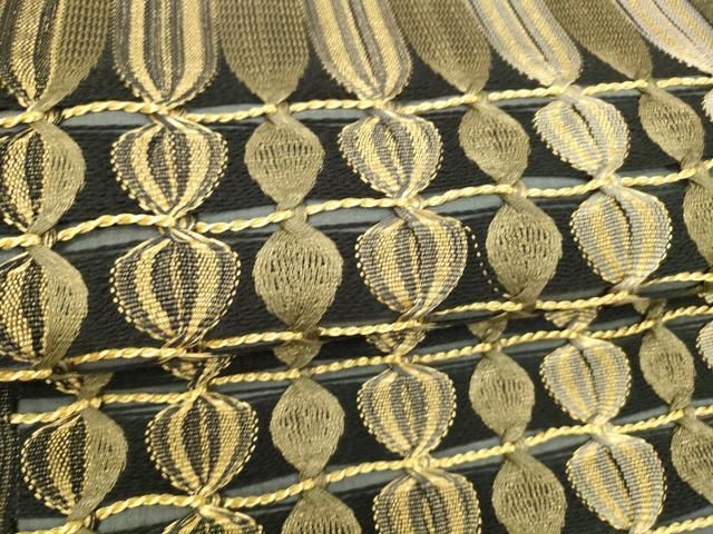 平和屋着物○ひなや工房 くむ・あむ・おる 伊豆蔵明彦 唐組 太鼓柄袋帯