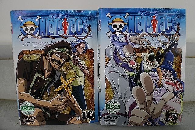 DVD ONE PIECE ワンピース 1st 全15巻 ※ケース無し発送 レンタル落ち