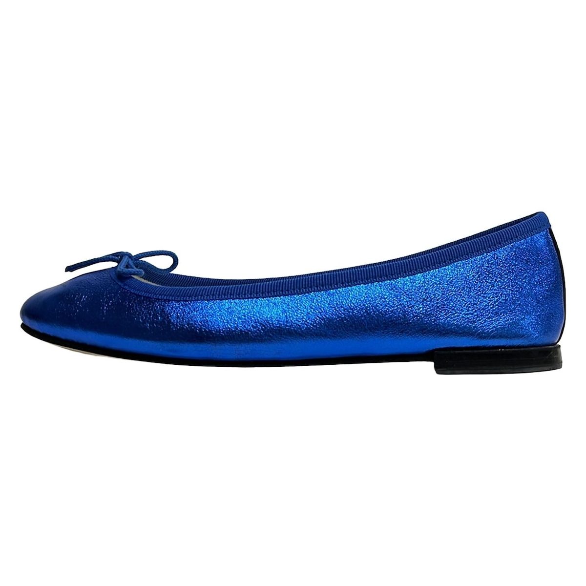 新品 repette レペット レザー フラットシューズ 36 ブルー 箱付き 新品 repette レペット レザー フラットシューズ 36 ブルー 箱付き