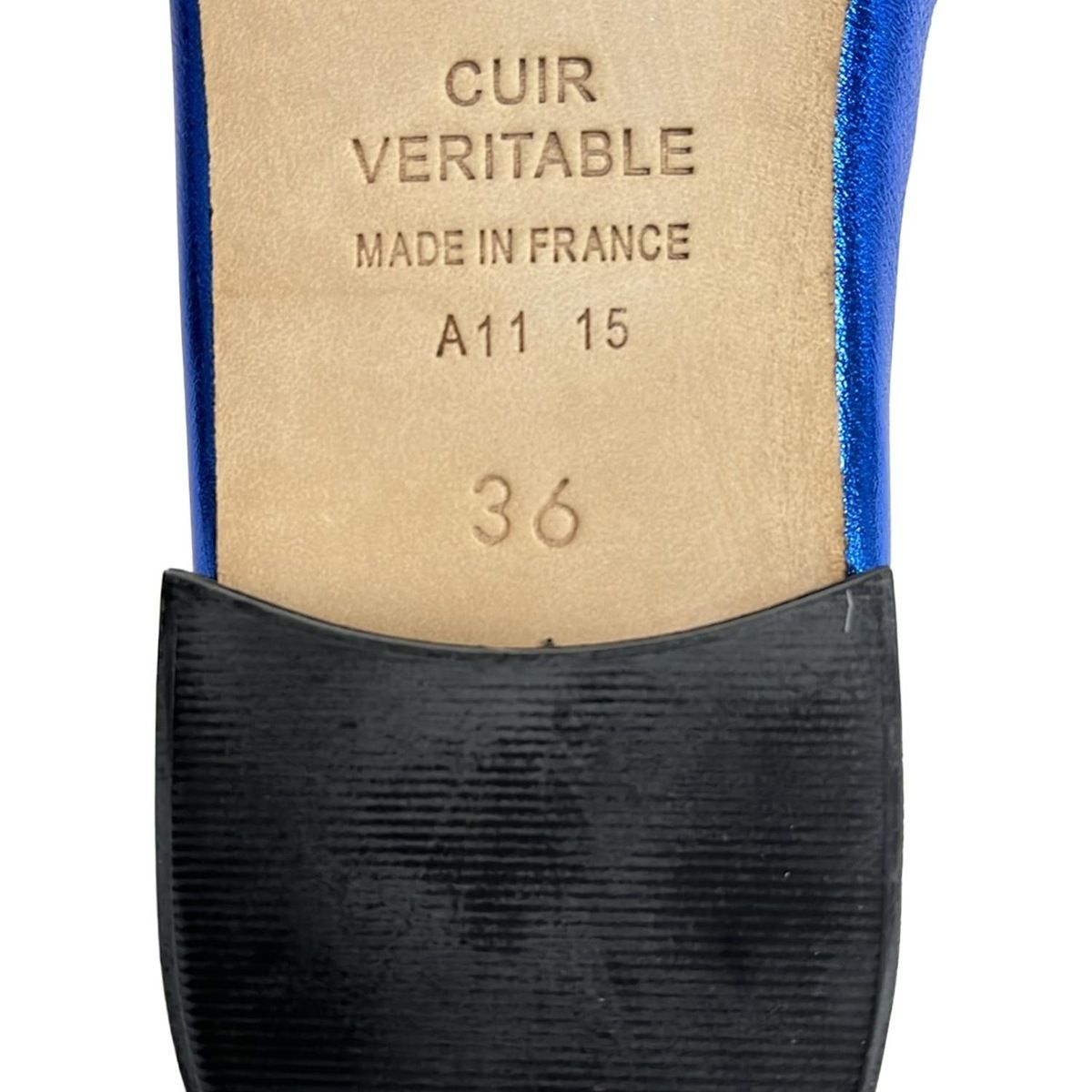 新品 repette レペット レザー フラットシューズ 36 ブルー 箱付き 新品 repette レペット レザー フラットシューズ 36 ブルー 箱付き