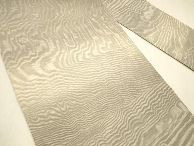 平和屋着物 東京友禅 熊谷好博子 塩瀬 九寸名古屋帯 杢目文 正絹 cm