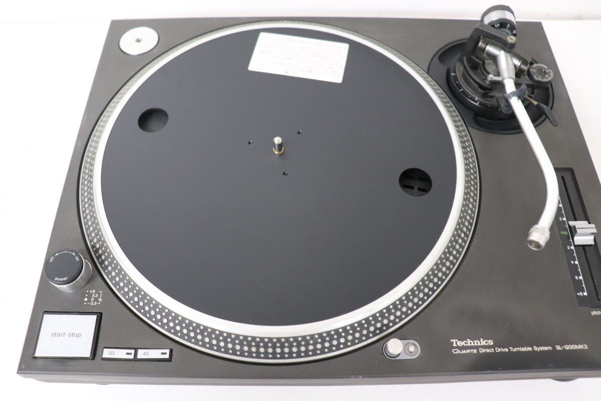 Technics テクニクス SL-1200MK3 Direct Drive Turntable ダイレクト