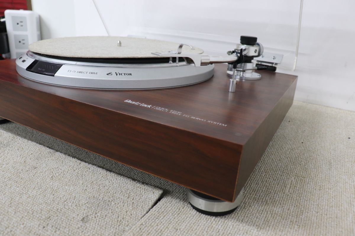  Victor ビクター QL 7 R ダイレクトドライブターンテーブル 12000 レコードプレーヤー本体 レコードプレーヤー