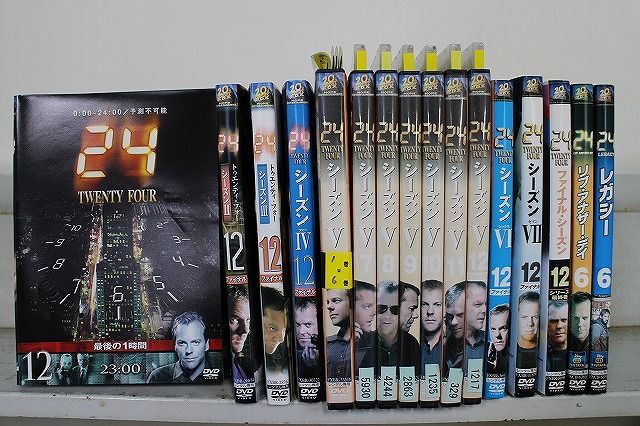 DVD 24 TWENTY FOUR シリーズ完結 全96巻 リブ アナザー デイ 全6巻 レガシー 計108本set ケース無し発送 Z 2 D 1422