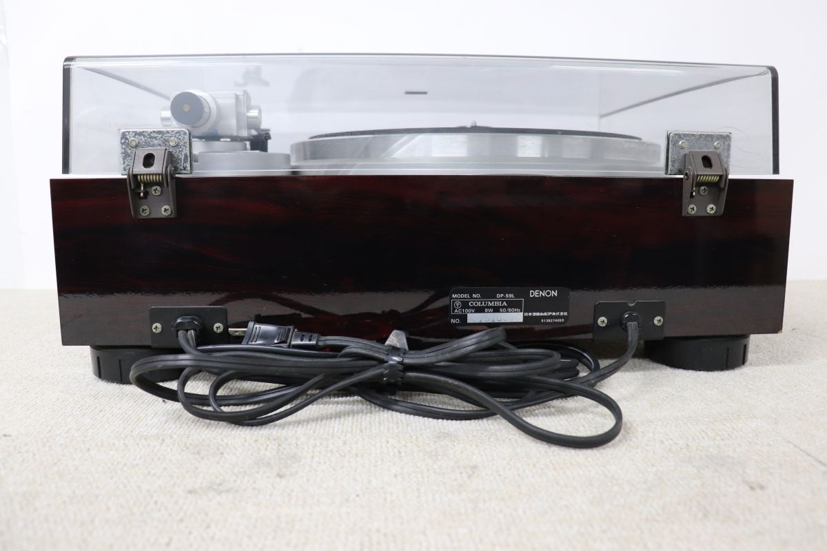  Denon デノン DP 59 L Direct Drive Turntable ダイレクトドライブターンテーブル 15000 レコードプレーヤー本体 レコードプレーヤー
