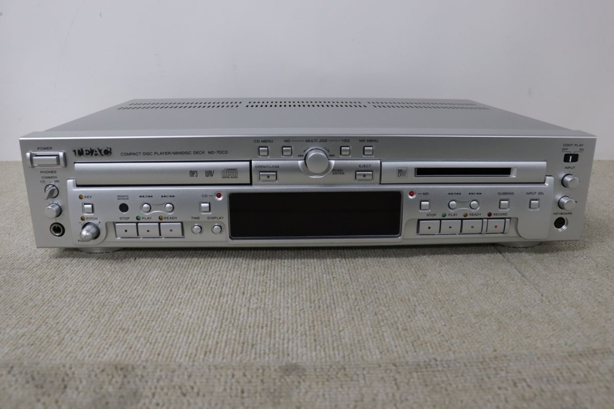 Teac ティアック MD-70CD CDプレーヤー/MDデッキ /4800 - メルカリ