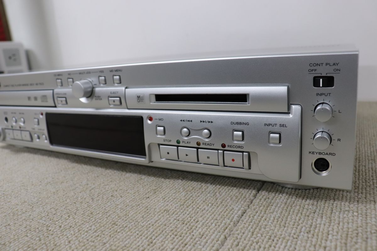 Teac ティアック MD-70CD CDプレーヤー/MDデッキ /4800 - メルカリ