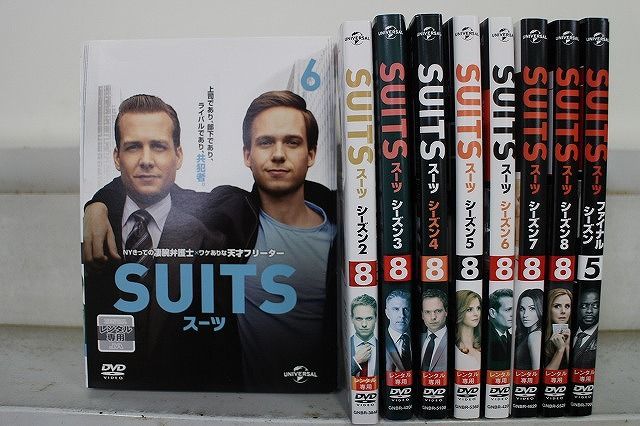 DVD SUITS スーツ シーズン 1～ファイナル シリーズ完結 全67巻 ケース無し発送 レンタル落ち Z 2 D 1401