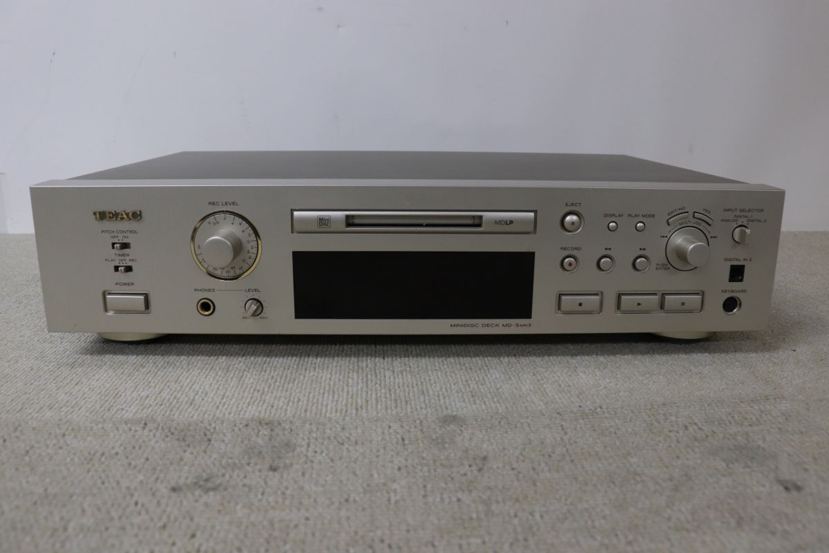 Teac ティアック MD-5MKII MDレコーダー /4500 - メルカリ