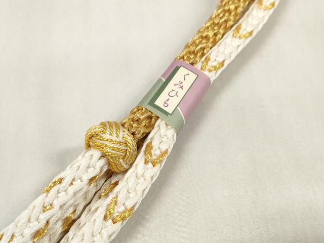  平和屋着物 和装小物 帯締め 帯揚げセット 礼装用 風雅 手毬花文 組紐 あわじ玉 金糸 zzz 帯締め 帯留め 帯飾り