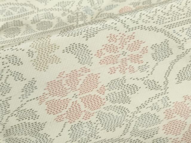 白大島紬　着物　美品 kimono-hojo_a1114-9