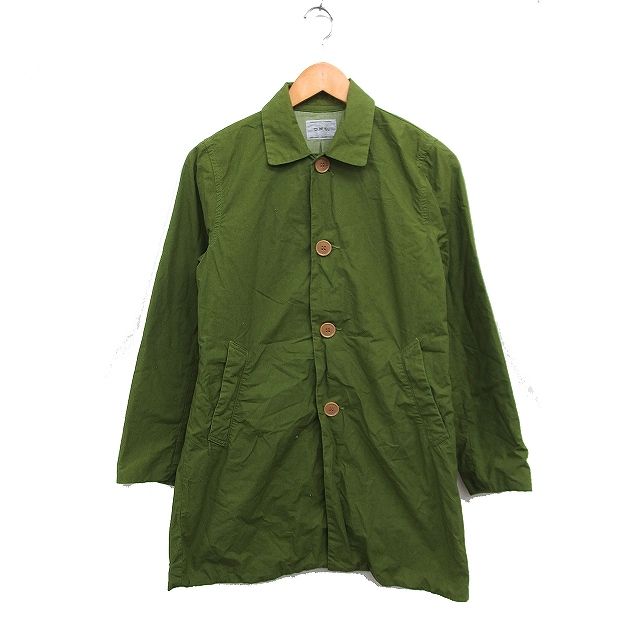 ドミンゴ Domingo ステンカラーコート ミディ丈 無地 コットン 綿 2