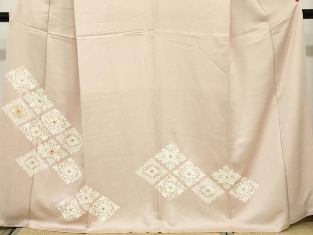 平和屋着物○訪問着 駒刺繍 花菱文 金彩 正絹 逸品 DAAZ7843ud - メルカリ