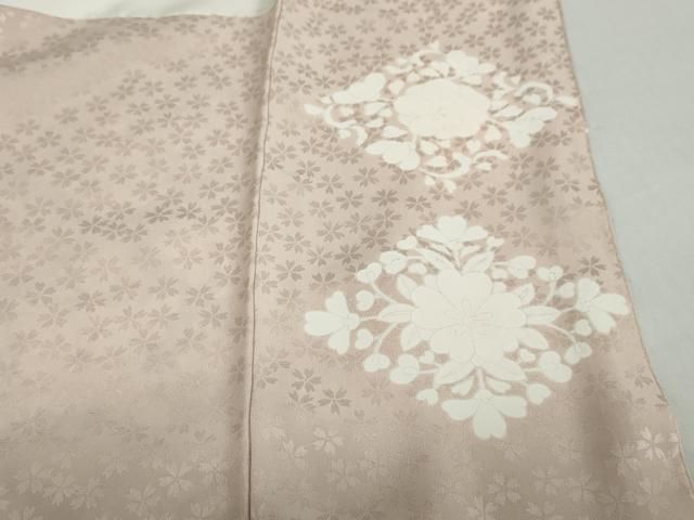  平和屋着物 訪問着 駒刺繍 花菱文 金彩 正絹 ud 訪問着 付け下げ 着物