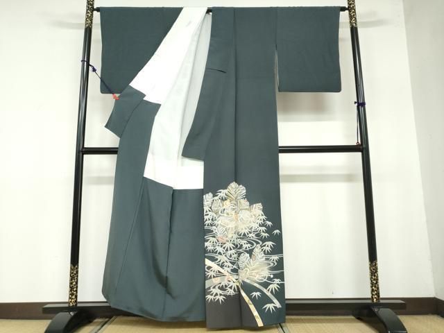 平和屋着物 豪華色留袖 流水宝尽くし文 暈し染め 金彩 正絹 ud