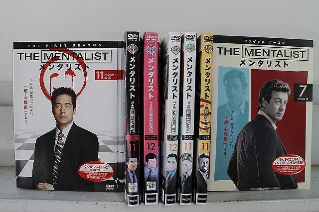 DVD メンタリスト シーズン1～ファイナル シリーズ完結 全75巻 ケース無し発送 レンタル落ち Z 2 D 1504