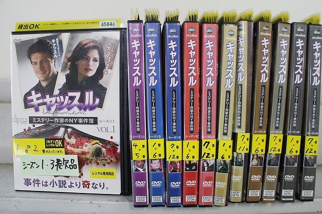 DVD シーズン1～6 シーズン1の3巻 計63本set ケース無し発送 レンタル落ち Z 2 D 1541