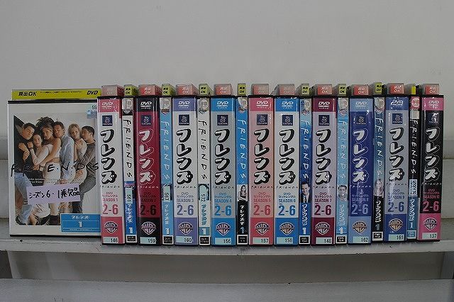 DVD FRIENDS フレンズ シーズン1～10 シーズン6の1巻 計59本set ケース無し発送 レンタル落ち Z 2 D 1558