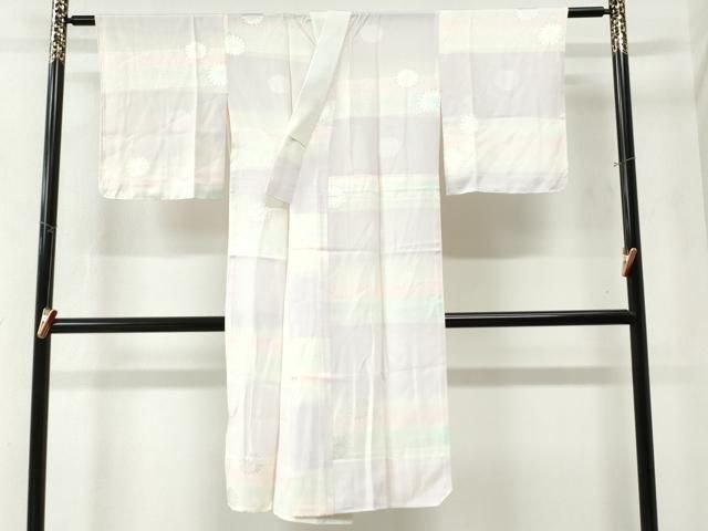 平和屋着物 大正の浮世絵師 竹久夢二 夢二ロマン 長襦袢 無双仕立て 鹿の子菊地紋 暈し染め 正絹 yc